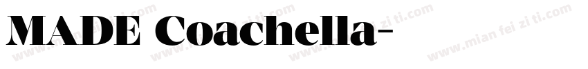 MADE Coachella字体转换